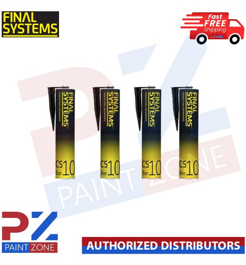 4x CS10B Final Systems Perfections Refinished PU Adhesive Sealant 300ml